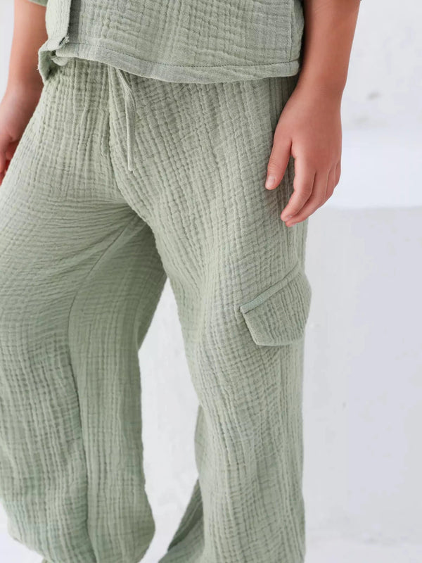 Mini Ophelia Green Co Ord Set Outfit Sets  - Sowears