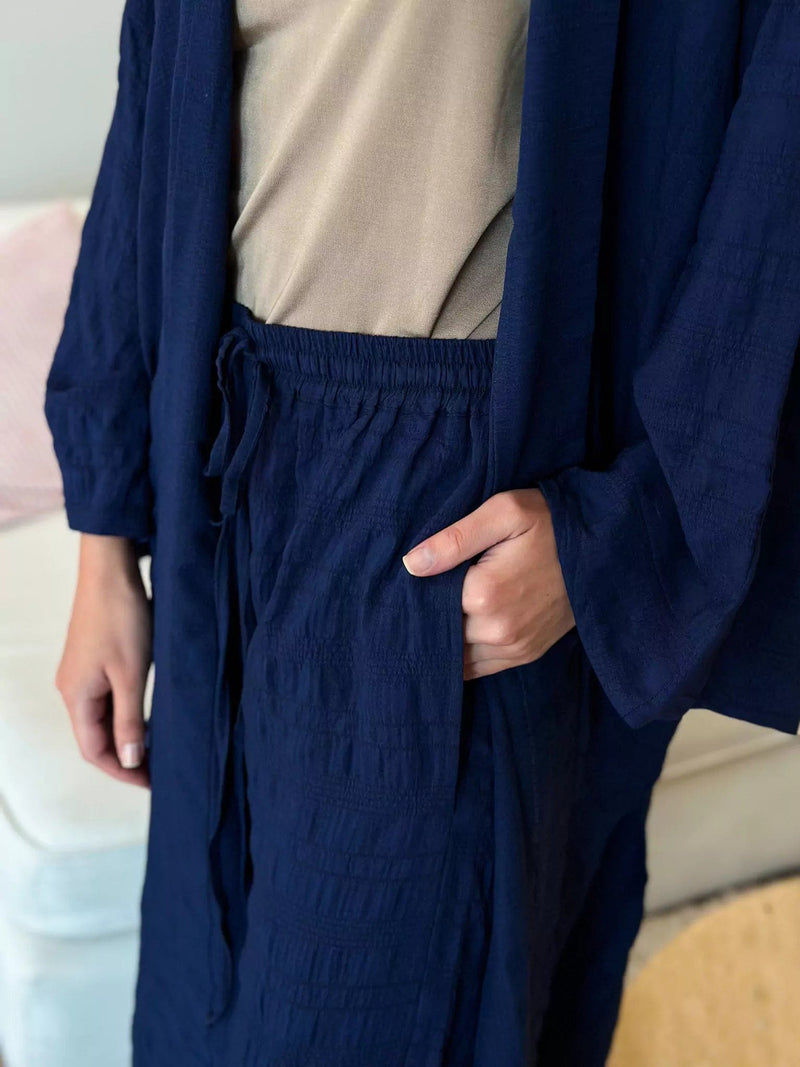 Moody Blue Co Ord Set Outfit Sets  - Sowears