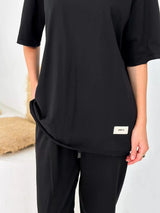 Unstoppable Everyday Co Ord Set - Black Outfit Sets  - Sowears