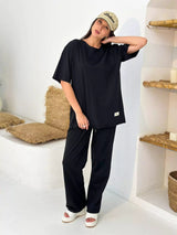 Unstoppable Everyday Co Ord Set - Black Outfit Sets  - Sowears