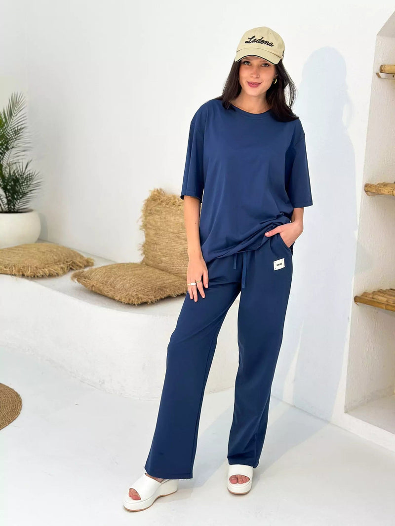 Unstoppable Everyday Co Ord Set - Blue Outfit Sets  - Sowears