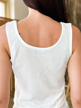 White tank top Outfit Sets  - Sowears