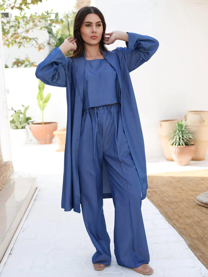 Zen Three Piece Set Outfit Sets  - Sowears