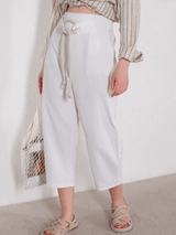 White Rope Pants pants  - Sowears