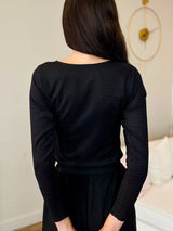 Black Bodysuit Shirt shirts  - Sowears