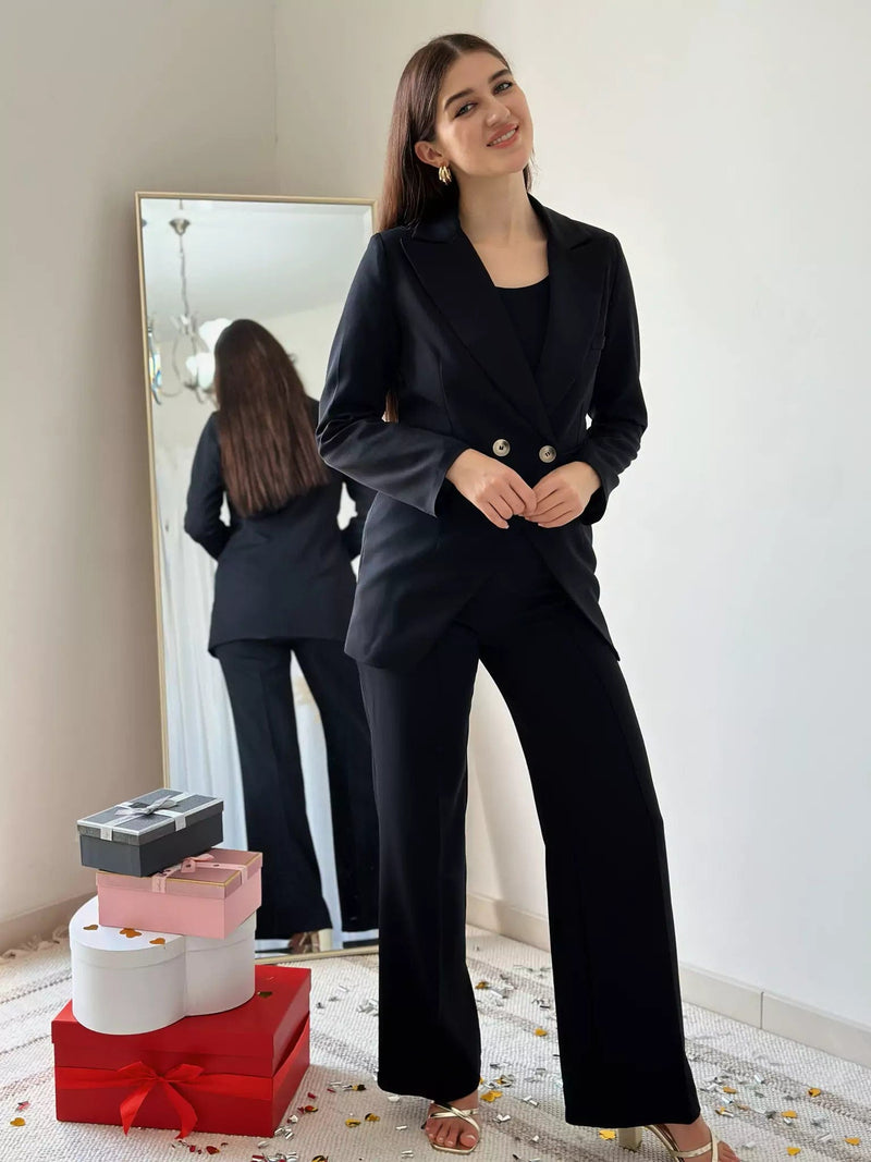 Blanche Blazer And Pants Set shirts  - Sowears