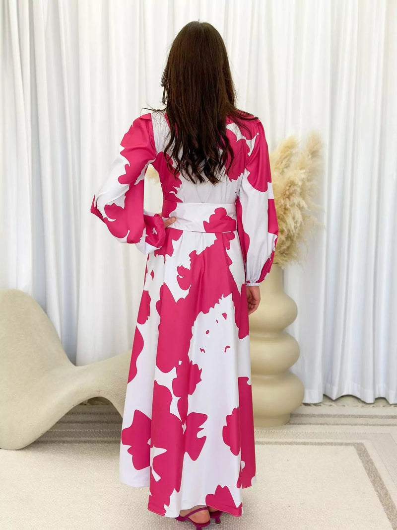 Cotton Candy Long Dress - Pink shirts  - Sowears