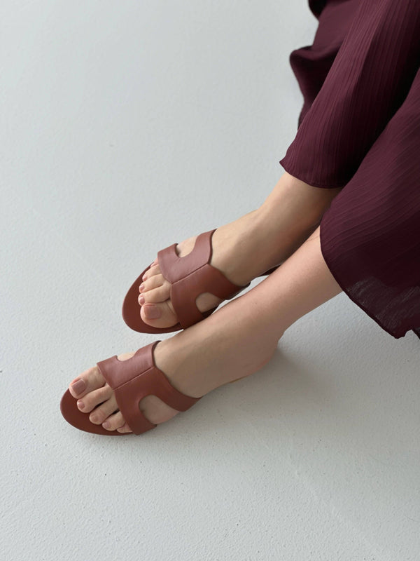 Women Retro Wedge Sandals Large Size Fashion Sandal Solid Color Ladies  Sandal Flip Flops