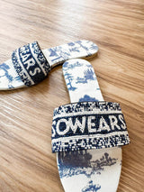 Sowears Slides in Blue Shoes  - Sowears