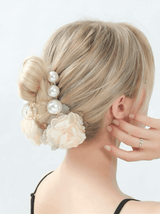 Big Pearly Flora Hair Claw Apparel & Accessories  - Sowears
