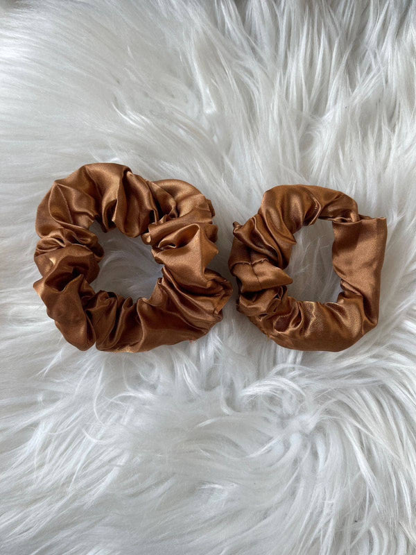 light Brown Set Of Scrunchies Apparel & Accessories  - Sowears