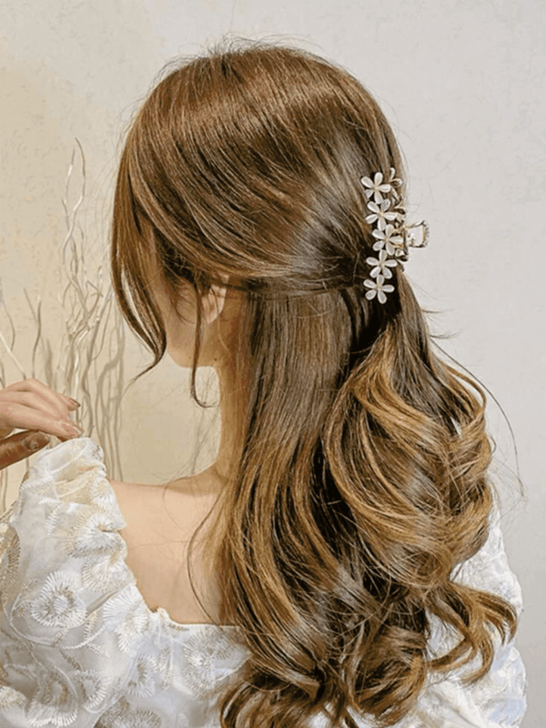 Pearl Flower Hair Clip Apparel & Accessories  - Sowears