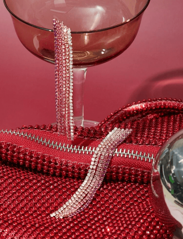 Pink Ombre Earrings Apparel & Accessories  - Sowears