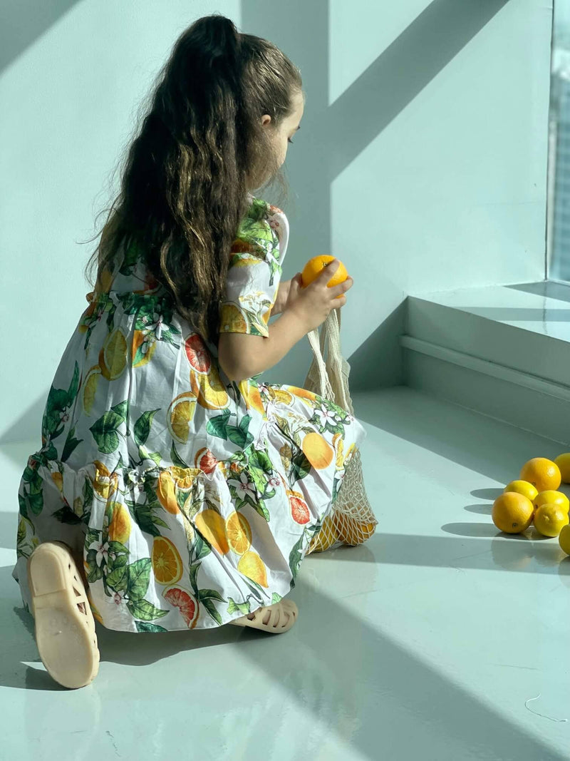Mini Citrus Drop Dress Baby & Toddler Dresses  - Sowears