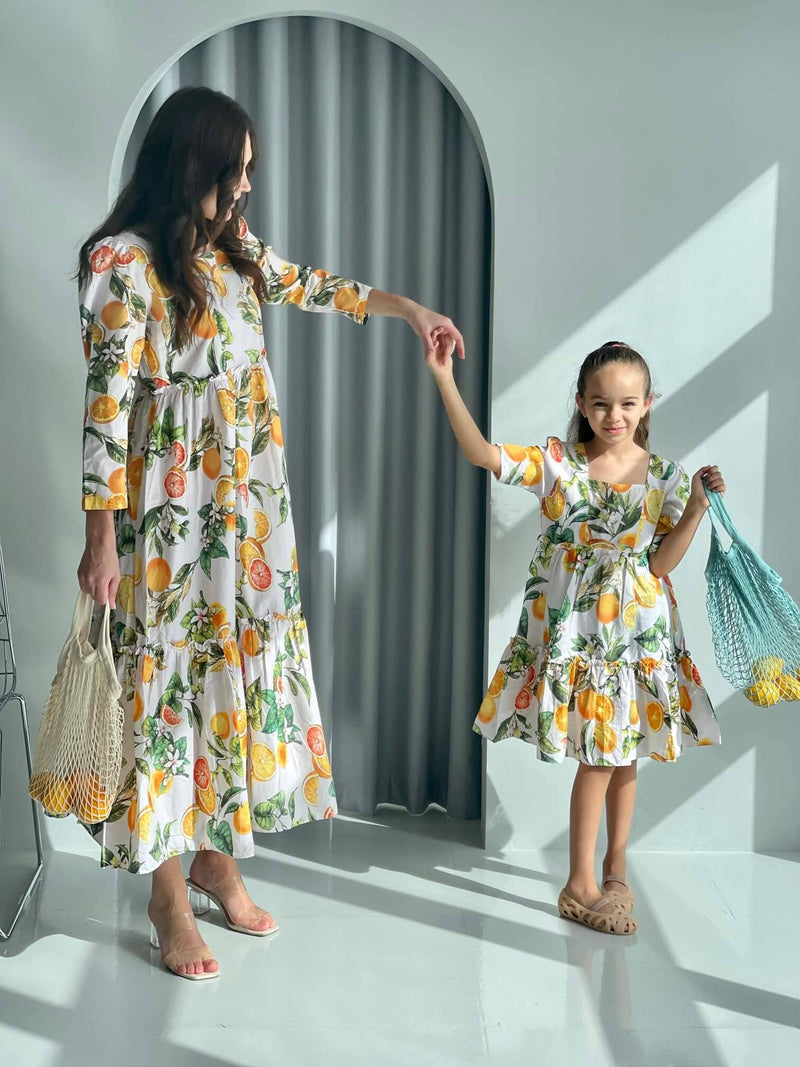 Mini Citrus Drop Dress Baby & Toddler Dresses  - Sowears