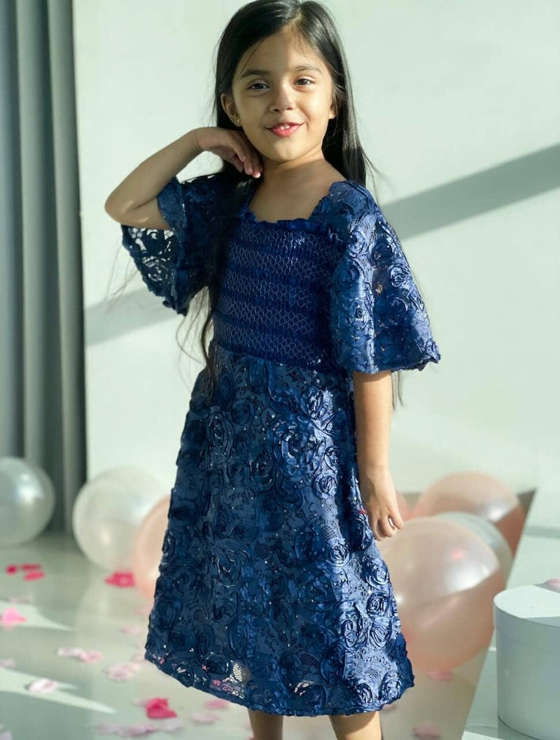 Mini Heavenly Blue Dress Baby & Toddler Dresses  - Sowears