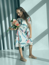 Mini Pansy Floral Skirt And Shirt Set Baby & Toddler Dresses  - Sowears