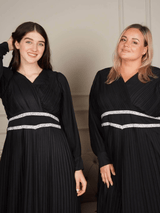 Briller Lacey Dress In Black Dresses  - Sowears