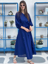 Corfu blue maxi dress by sowears