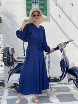 Corfu Dress In Blue dresses  - Sowears
