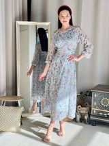 Elizabeth Dress In Sky Blue Dresses  - Sowears