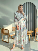 Layne Lacey In Brochia Floral Dresses  - Sowears