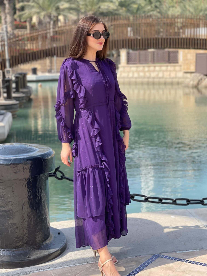 Let’s Be Fancy Dress In Purple Dresses  - Sowears