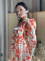 Nova Printed Dress In Alani Dresses  - Sowears