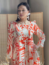 Nova Printed Dress In Alani Dresses  - Sowears