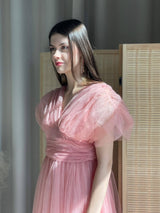 Whimsical Dress In Dusty Pink Dresses  - Sowears