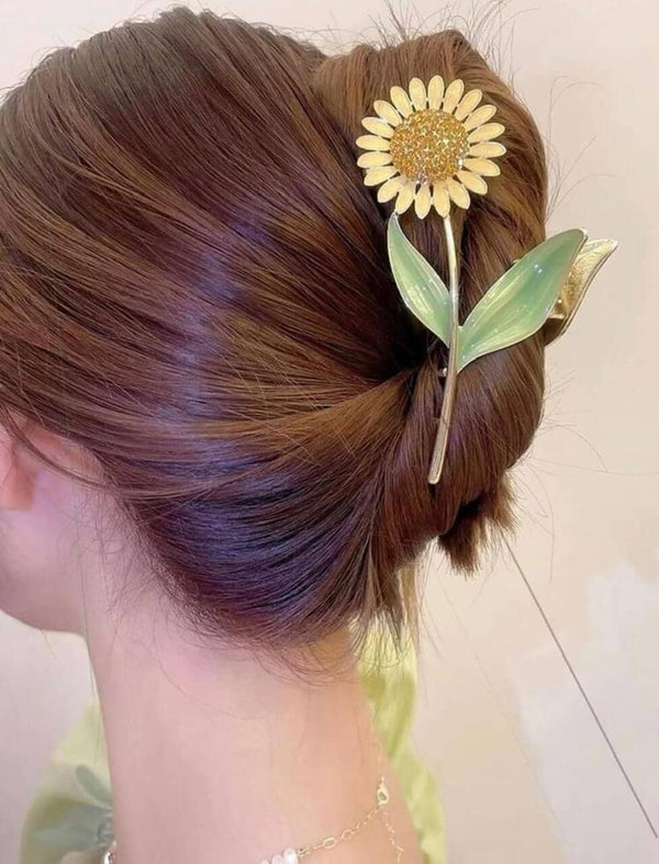 Sunflower Hair Claw head band  - Sowears