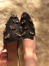 Bee Mules In Black Shoes  - Sowears